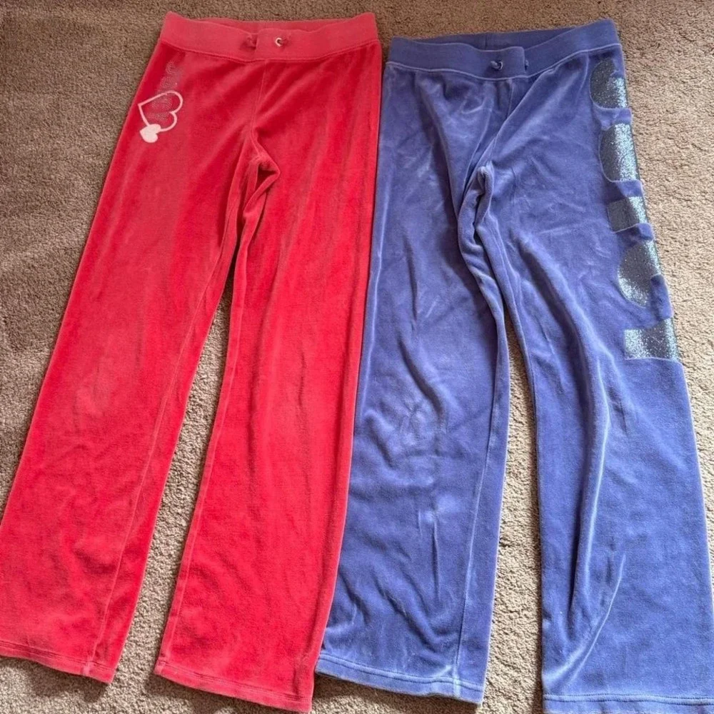 Y2K 2000s style Juicy Couture bundle‎ of two childrens size bottoms